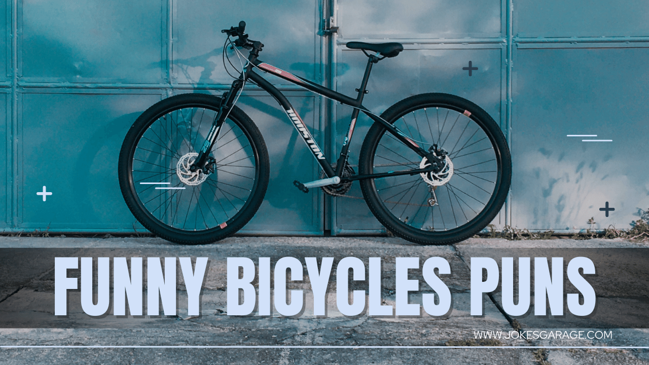 58 Short Bicycle Puns Jokes Garage