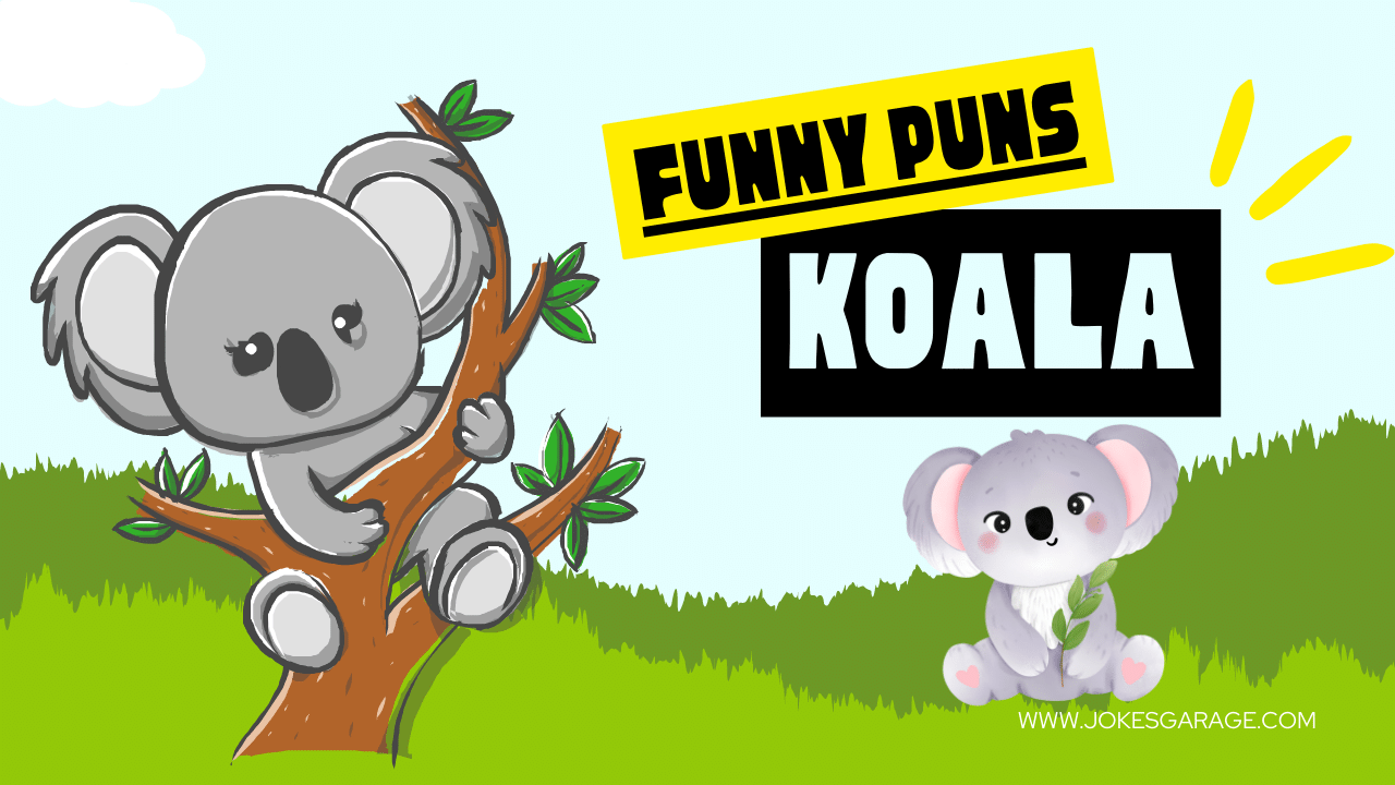 99 Wonderful Koala Puns Jokes Garage