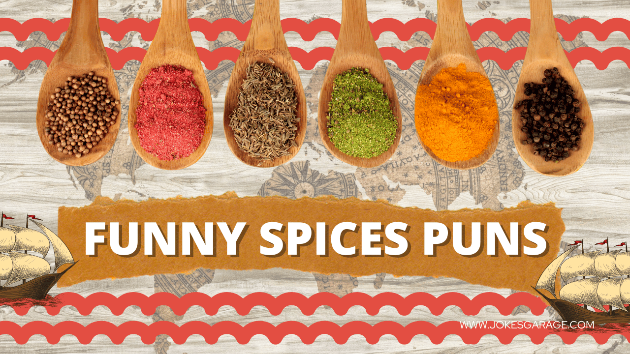 119 Zesty Spice Puns Jokes Garage