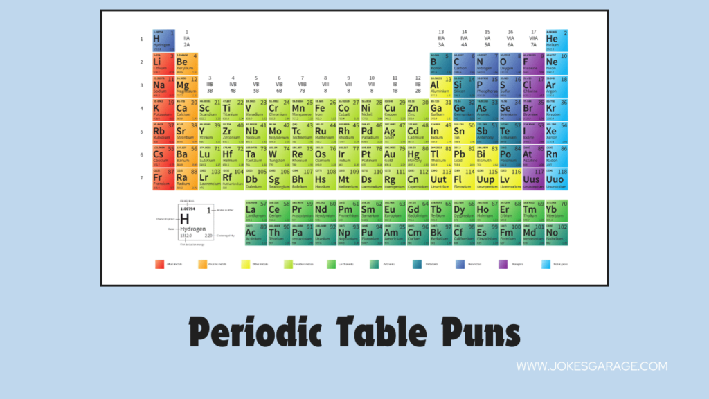 Periodic Table Puns